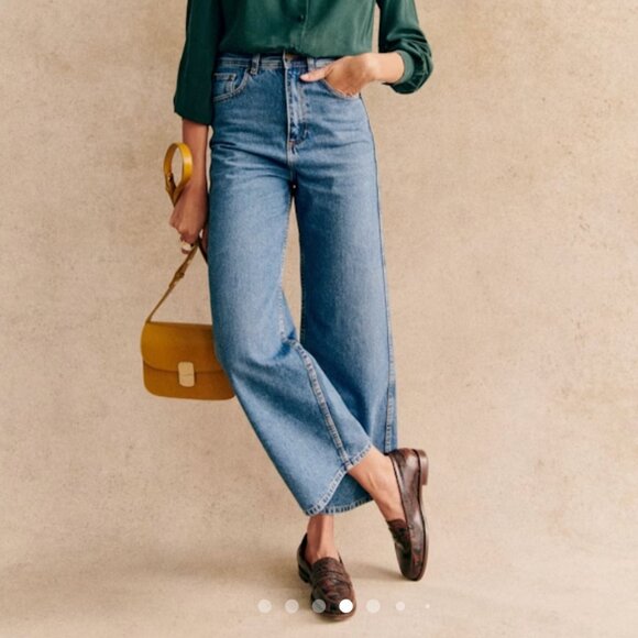 Sezane Le Crop jeans - 38 (us 29 / 8) - Picture 1 of 9